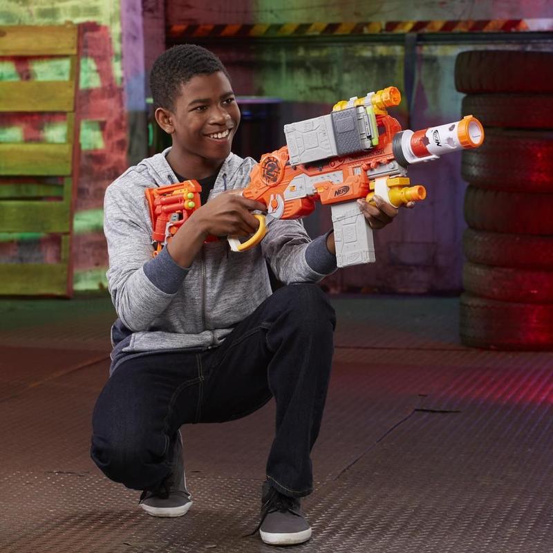 Lança Dardos Nerf Zombie Strike Sistema Survival - Scravenger